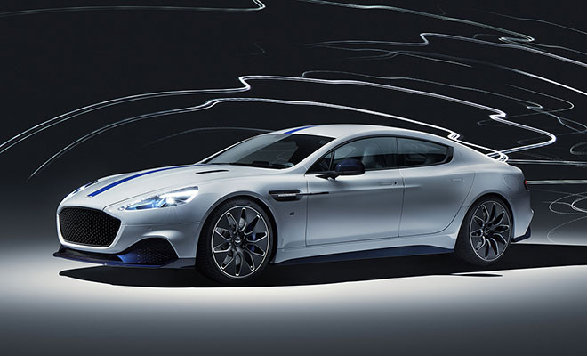 Aston Martin Rapide E, laterale