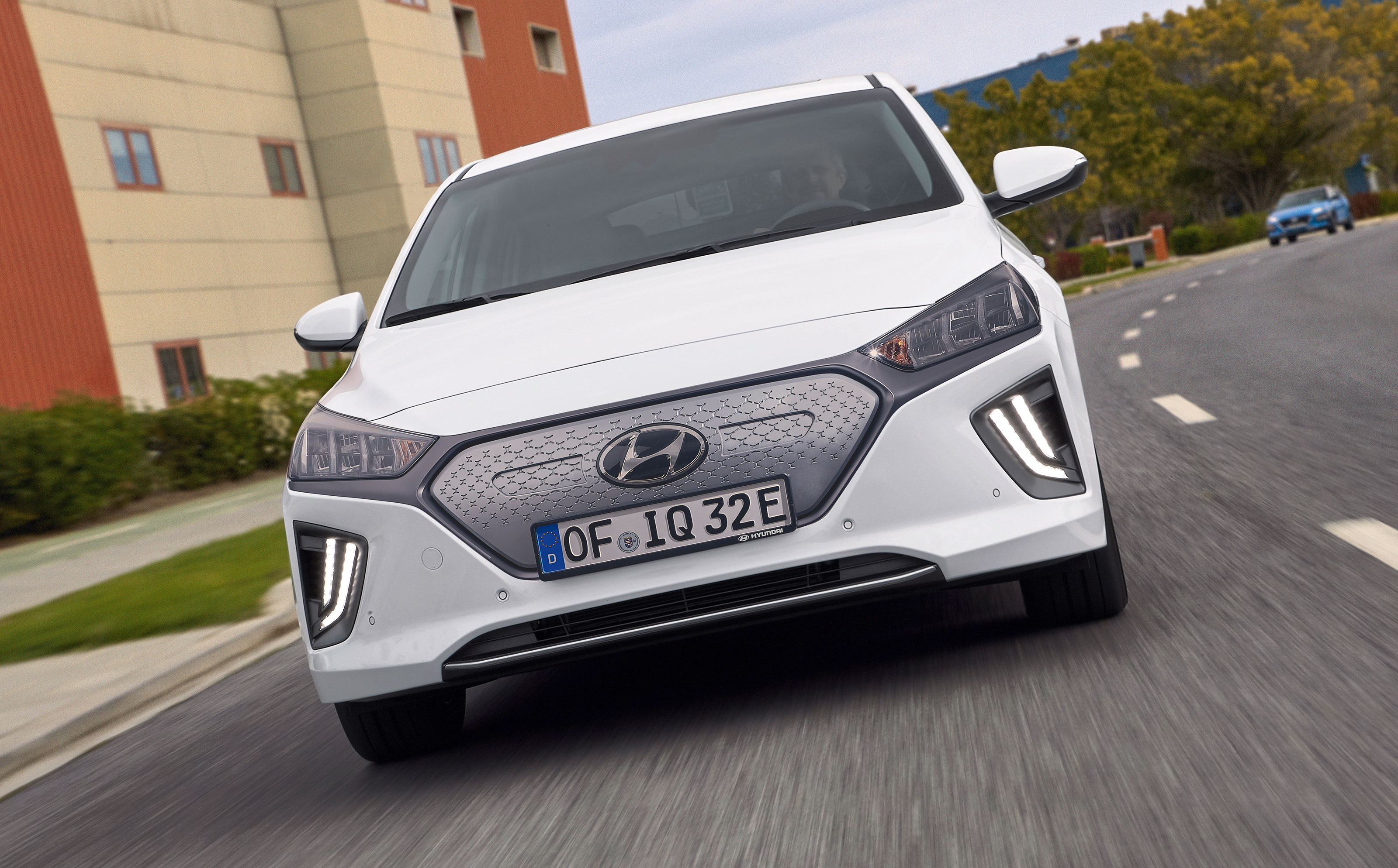 Hyundai Ioniq Electric, vista frontale