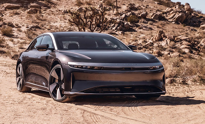 Lucid Air, laterale
