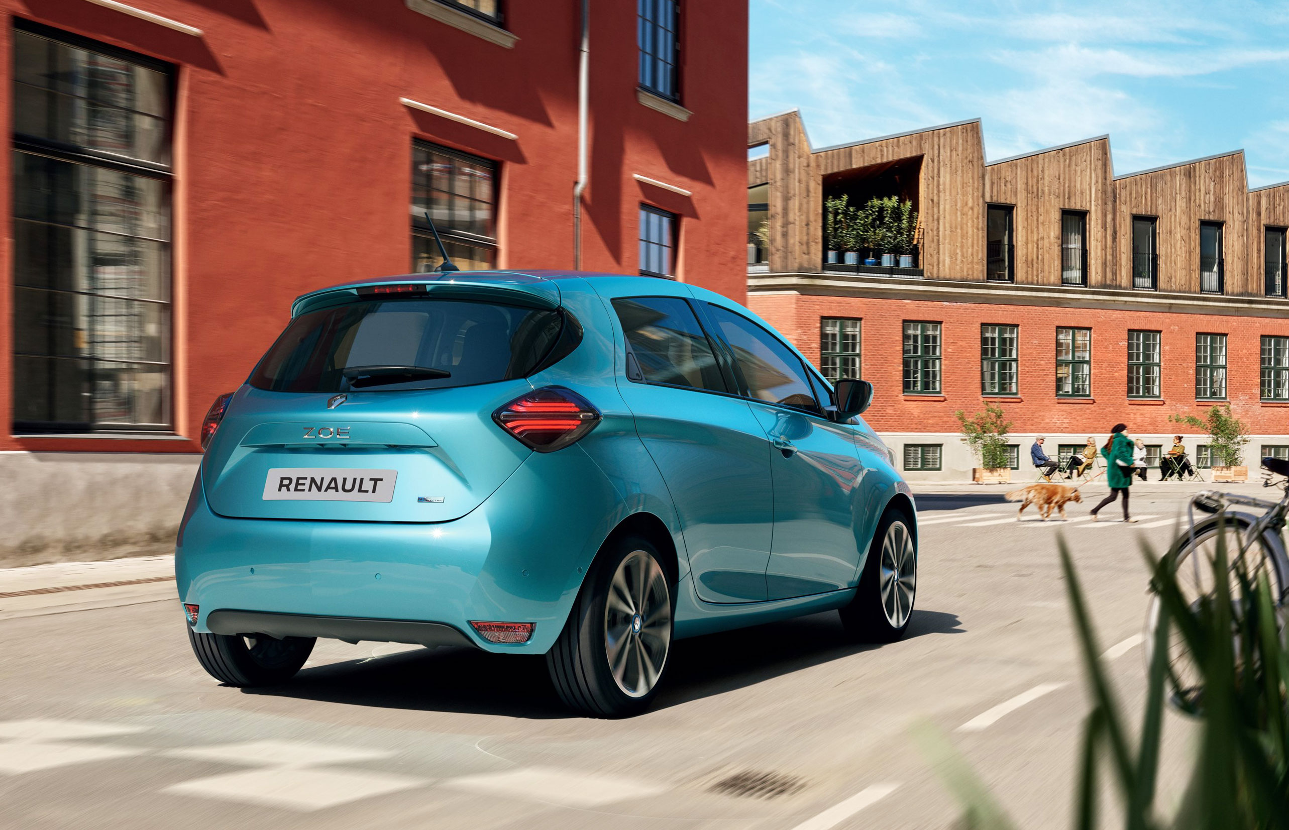 Renault Zoe, vista posteriore