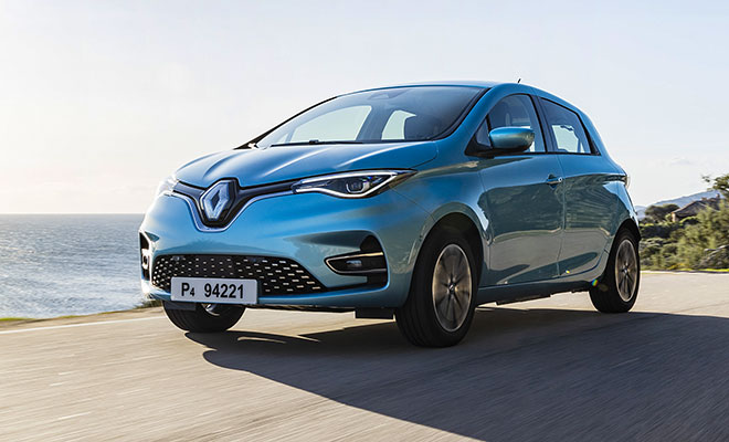 Renault Zoe, laterale