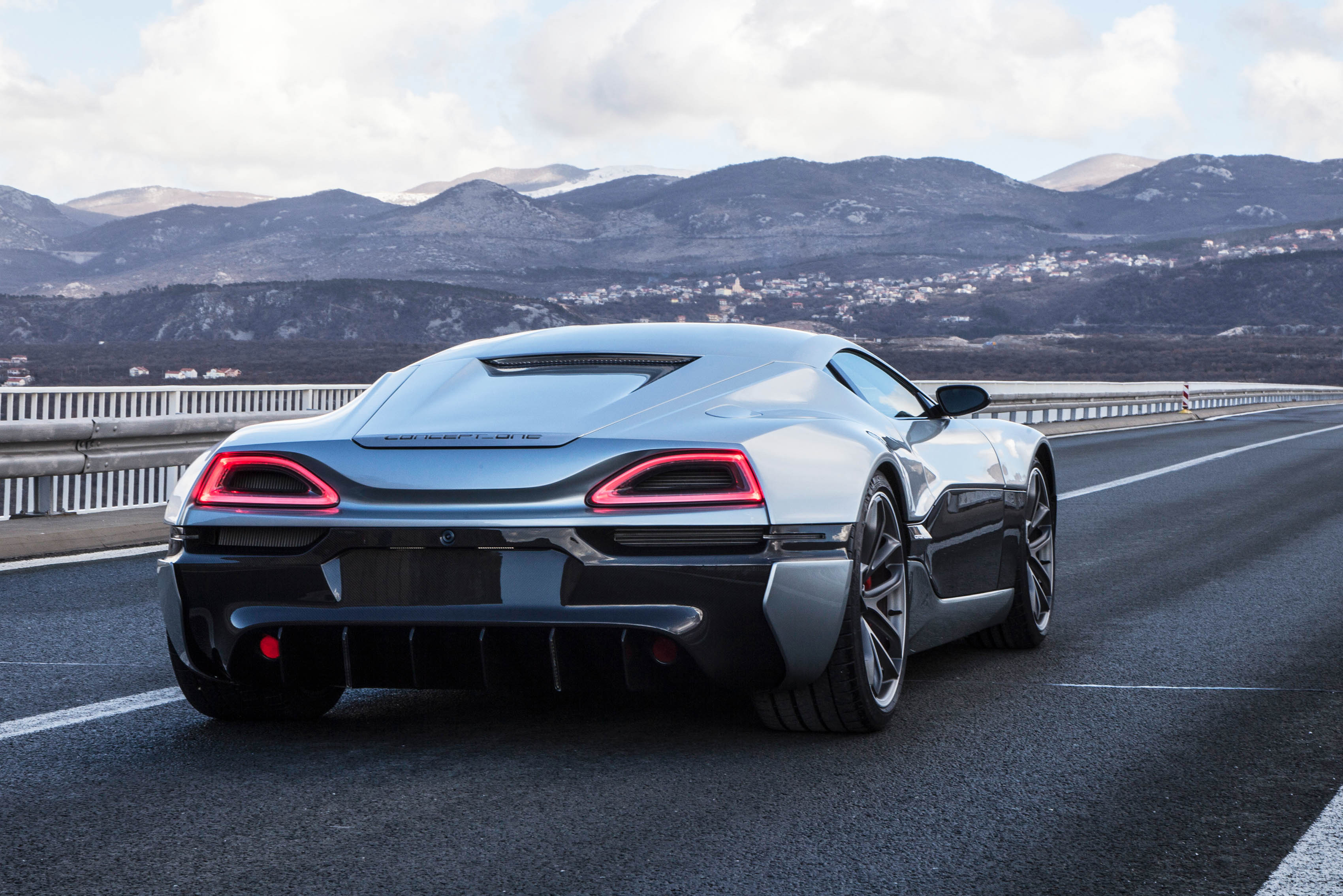 Rimac Concept_One, vista posteriore