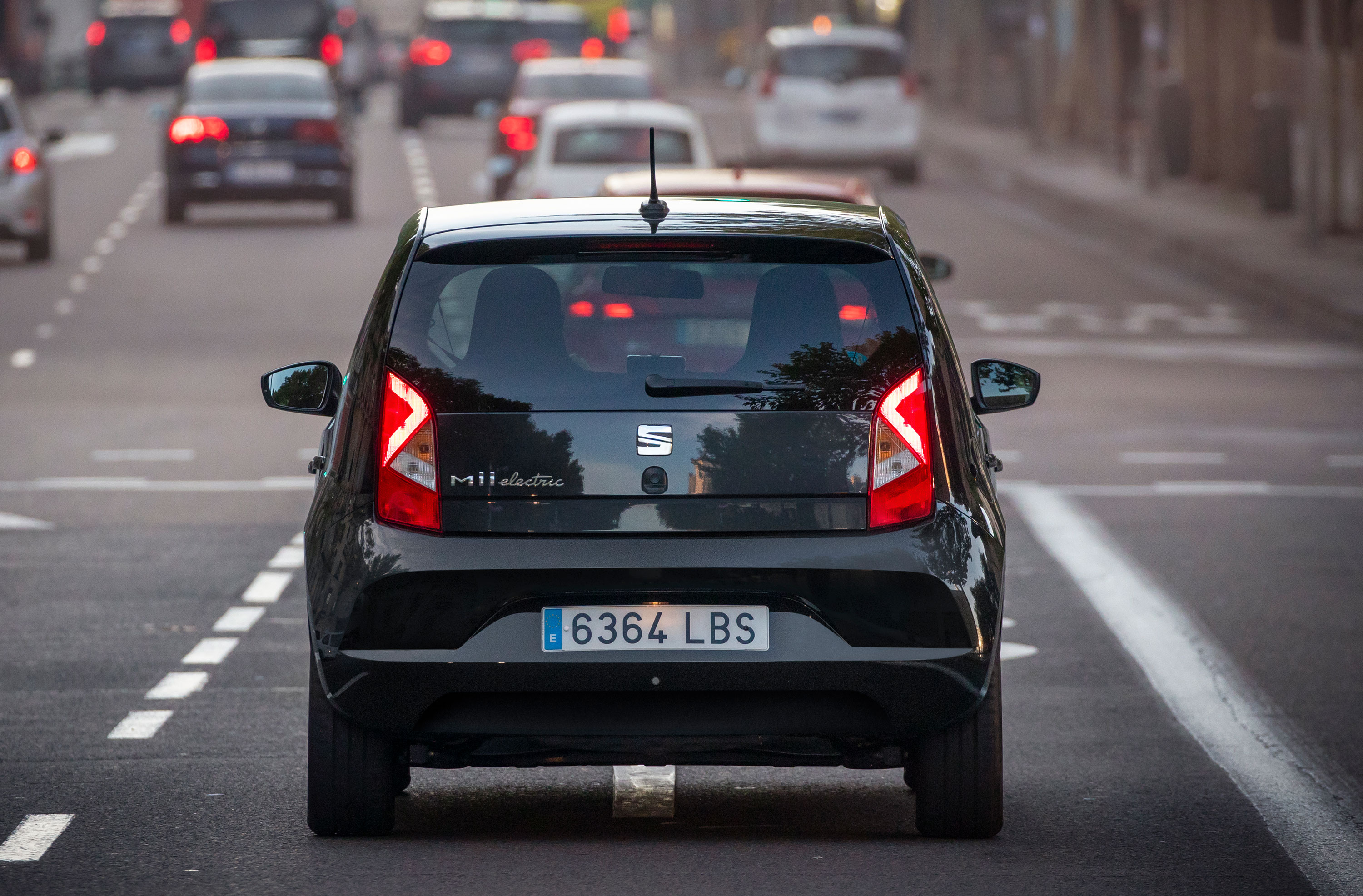 Seat Mii Electric, vista posteriore